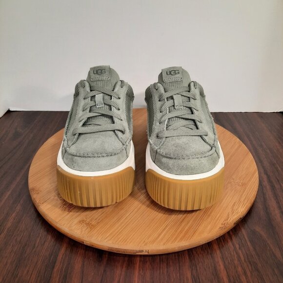 UGG Ez Duzzit Womens Size 6.5 Shoes Shaded Clover Suede Platform Mule Sneakers - Picture 2 of 10